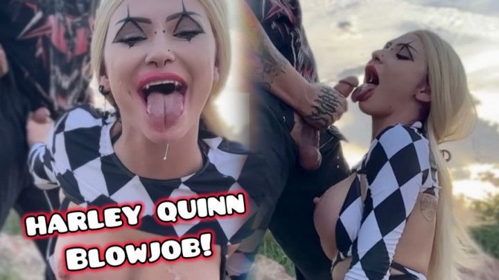 Harley Quinn Sloppy Blowjob w/ Jemma Hex