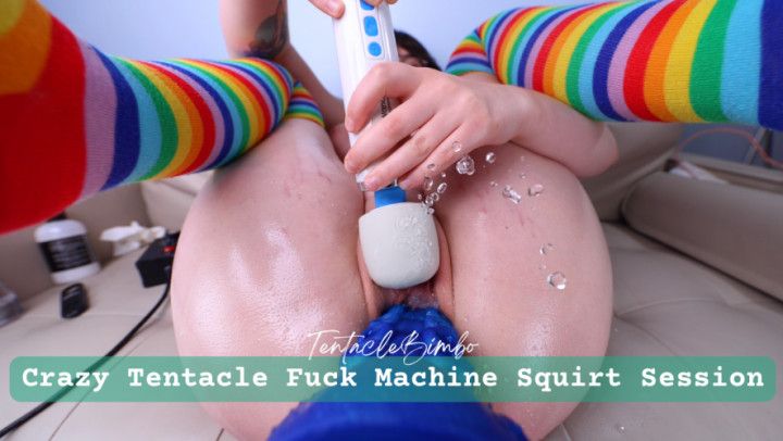 Crazy Tentacle Fuck Machine Squirt Session