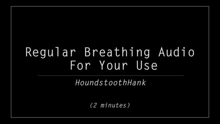 Regular Breathing Audio For Your Use