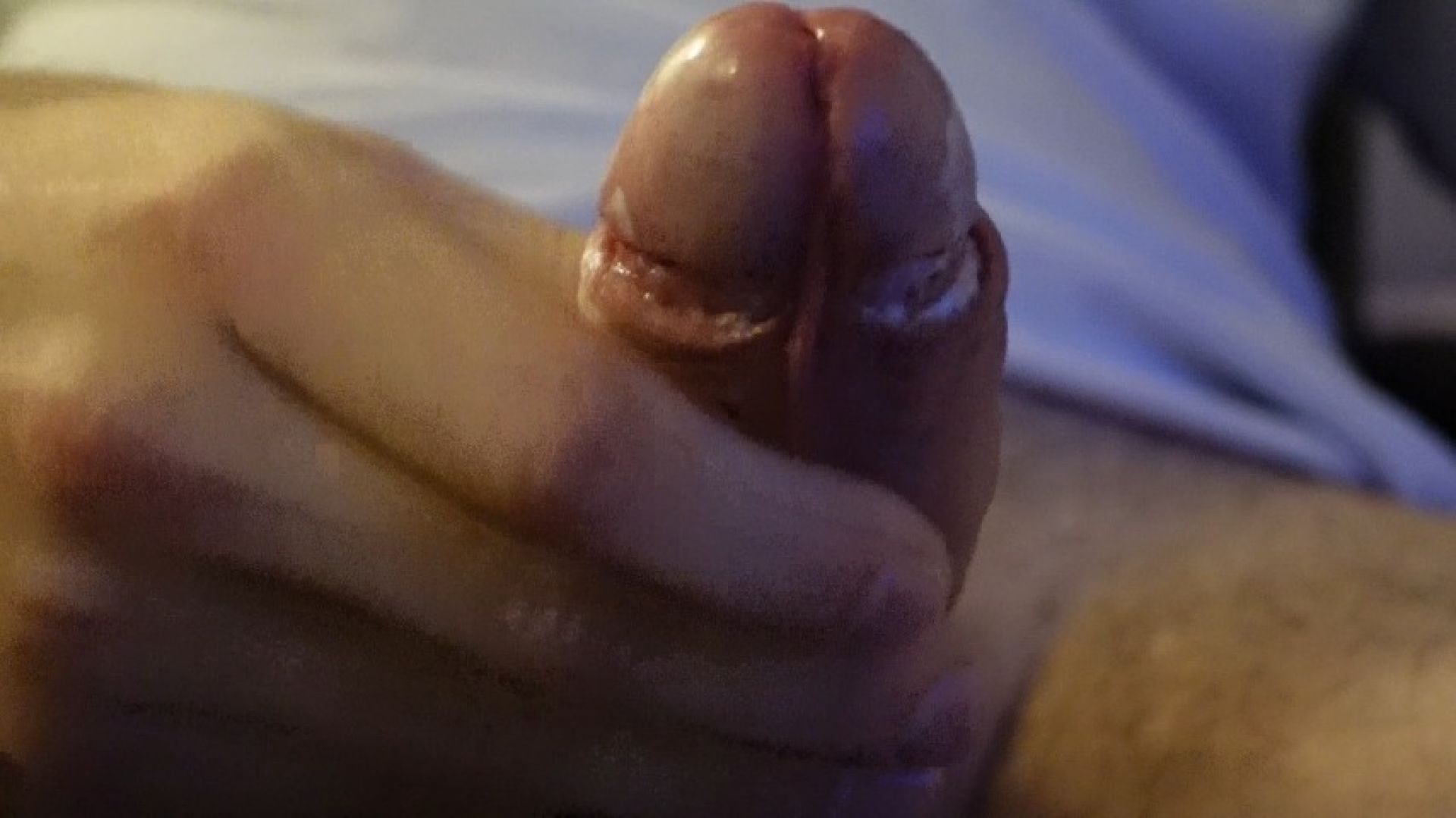 Extreme close up cumshot