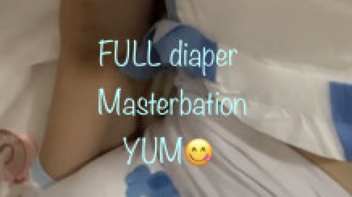 Huge enema equals huge diaper