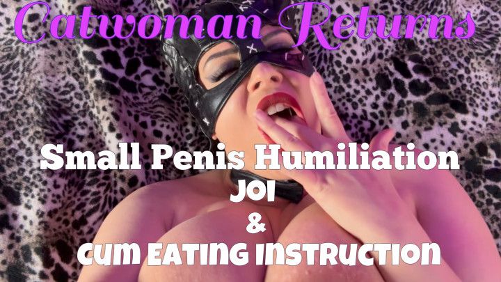 SPH Cuckold CEI Catwoman JOI BBW Worship Verbal Humiliation