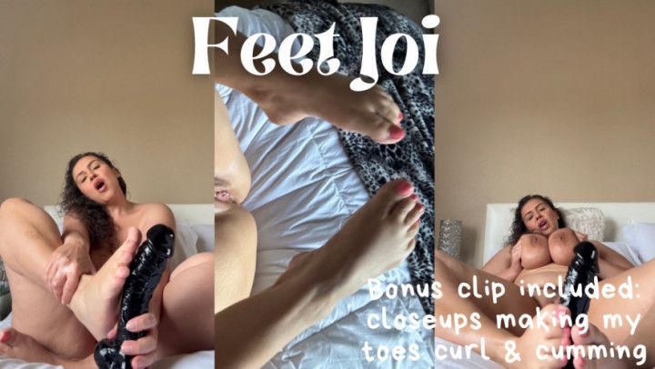 Feet JOI : Bonus Vid Included Toe Curling Orgasm