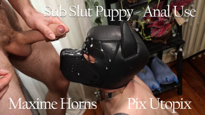 FTM Sub Slut Puppy - Anal Use and Facial with Maxime