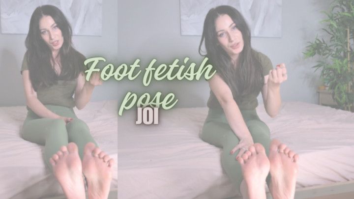 Foot fetish - JOI