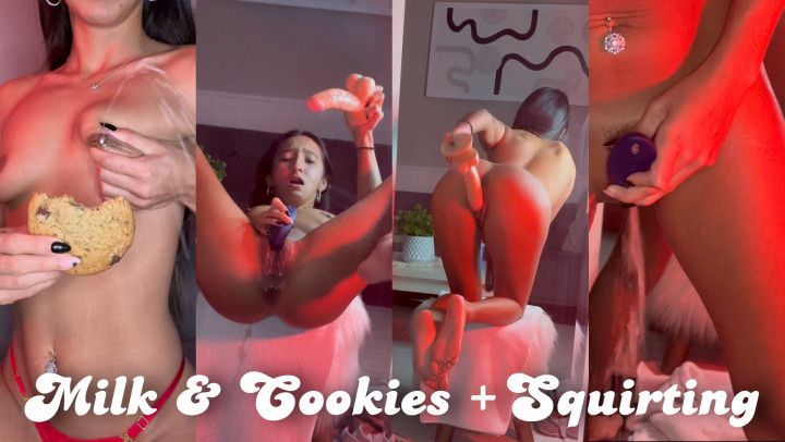 Milk, cookies and squirting