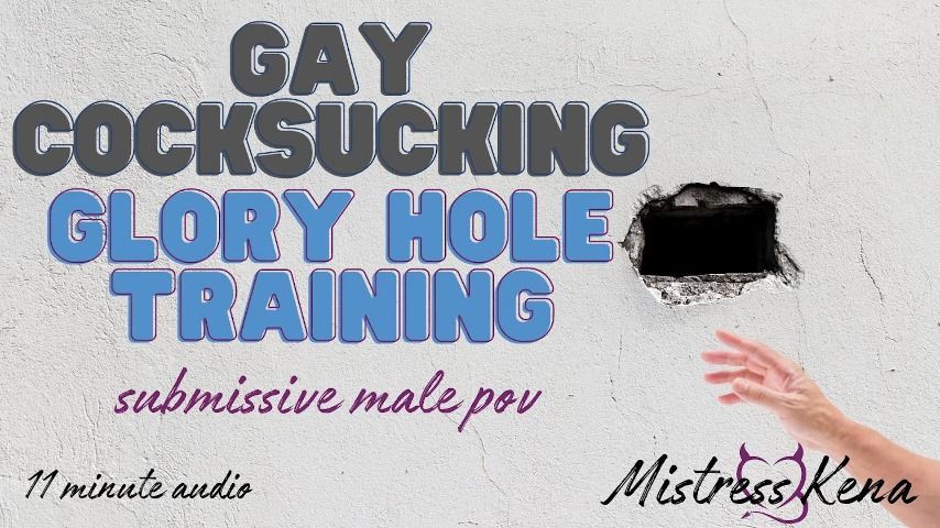 Gay Cocksucking Glory Hole Training