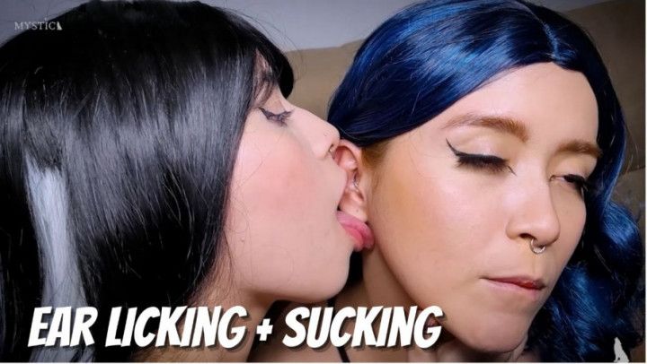 Ear, licking and sucking SFW