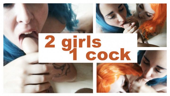 2 girls 1 cock