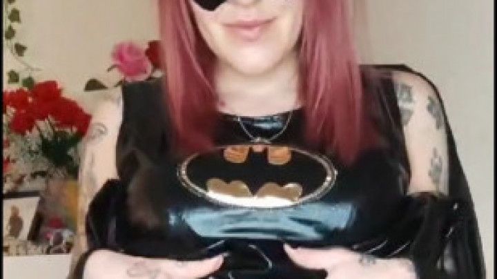 Bat girl likes to play