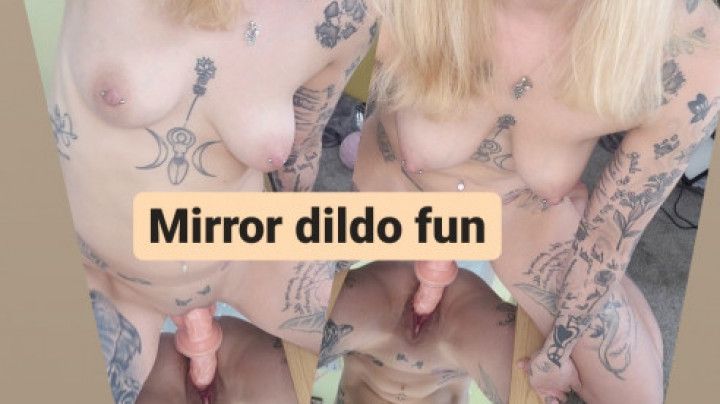 Dildo mirror fun