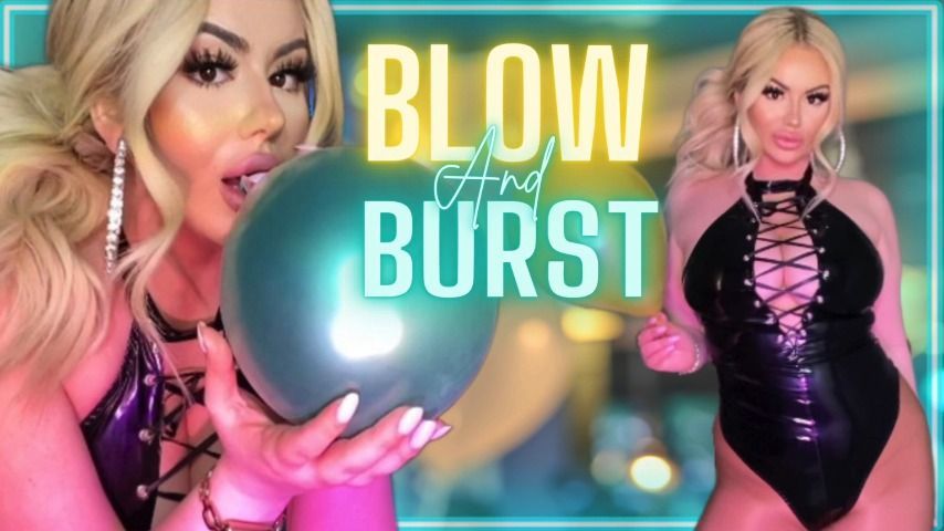 Blow &amp; Burst Balloon Pop