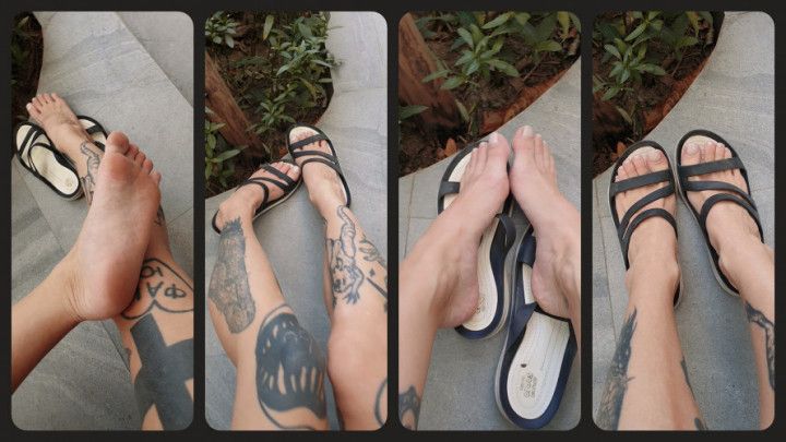 Feet Flip-flops Outdoors