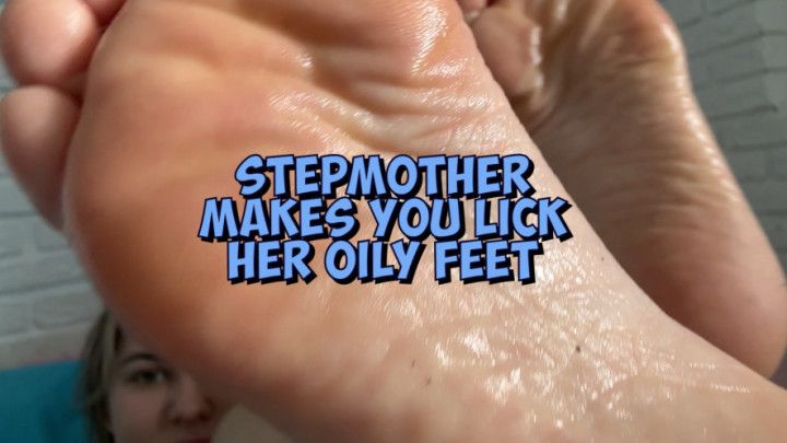 How do you make your stepmom happy?  Lick her feet and toes