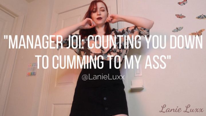 JOI manager rewards you for your work with ass cum countdown