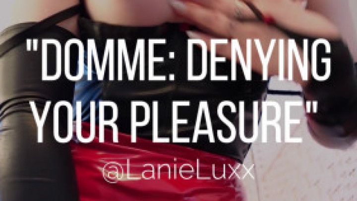 Domme Facesitting POV Dirty Talking and Denying You - denial