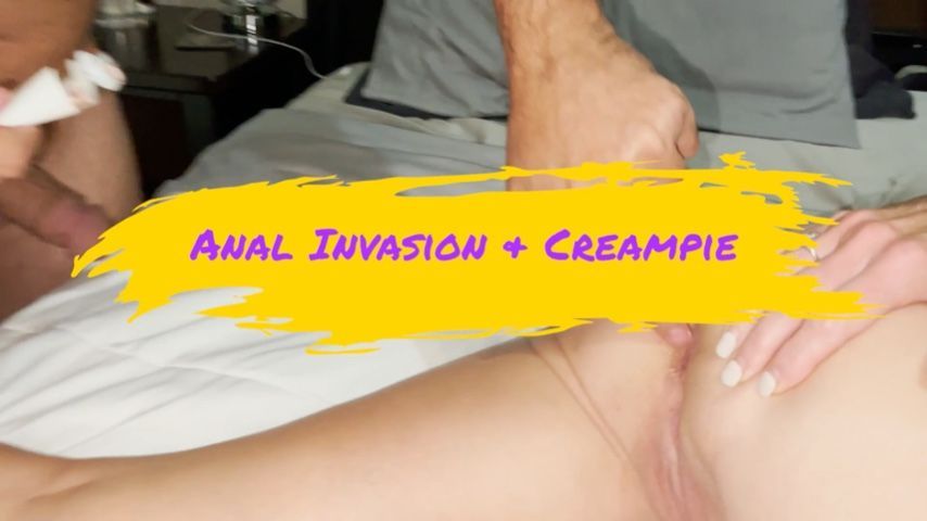 Anal fuck with creampie