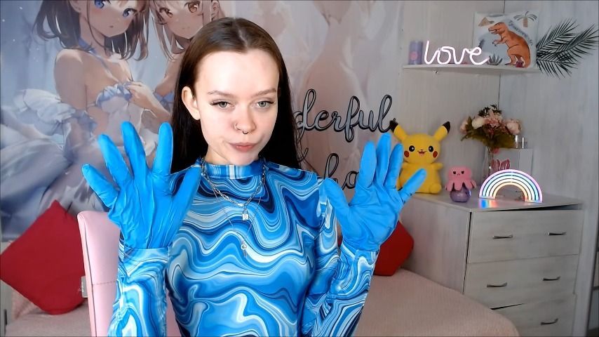 ASMR with gloves