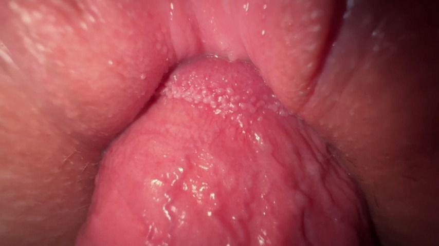 Extremely close up and cum inside pussy