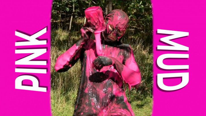 Cute, Muddy and Gunged in Pink