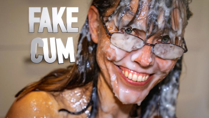 Hilarious Cum Bukkake Fake Homemade Cum