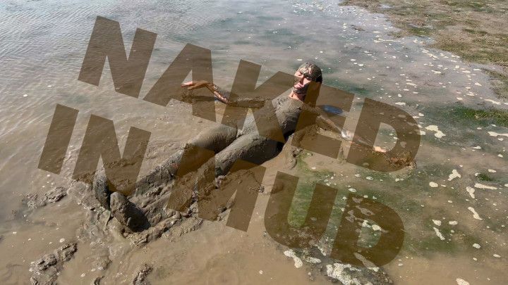 Estuary Mud Girl Playing in the Nude