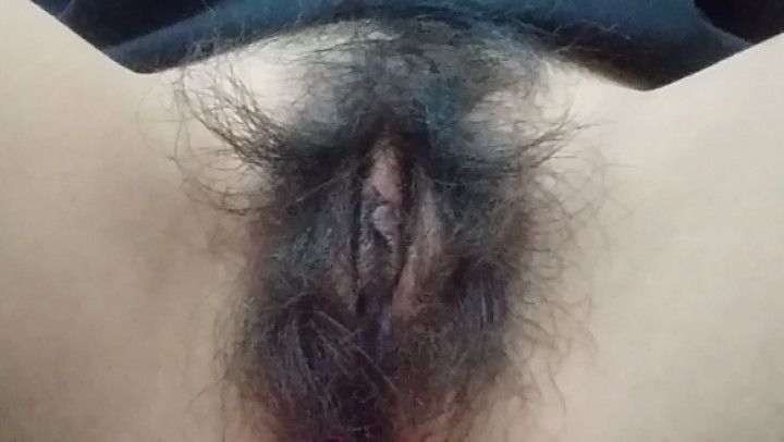 SUPER HAIRY PUSSY REAL HOMEMADE