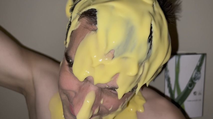 I was dared - Custard Poured over me