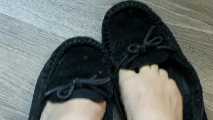 Old Dirty Slippers Worn Out By Latina