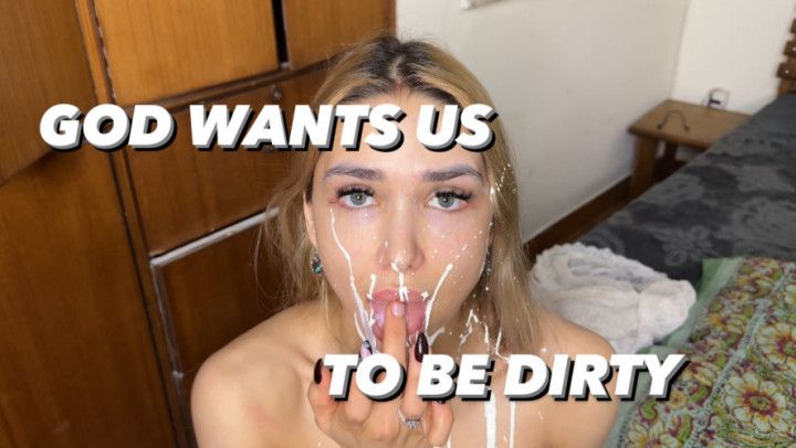 Making my religious bf try dirty sex