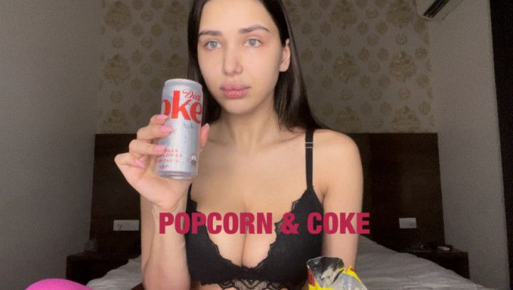 Mukbang Popcorn &amp; Coke