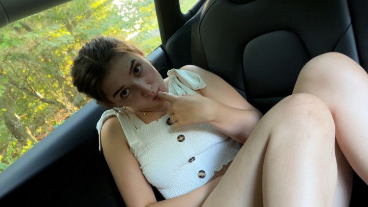 Parents at home? Stepbro fucks and creampies me in the car