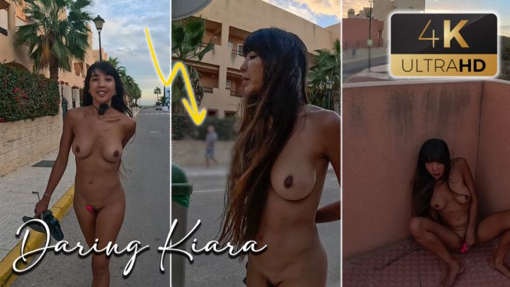 Hiking And Walking Naked with Both Holes Stuffed