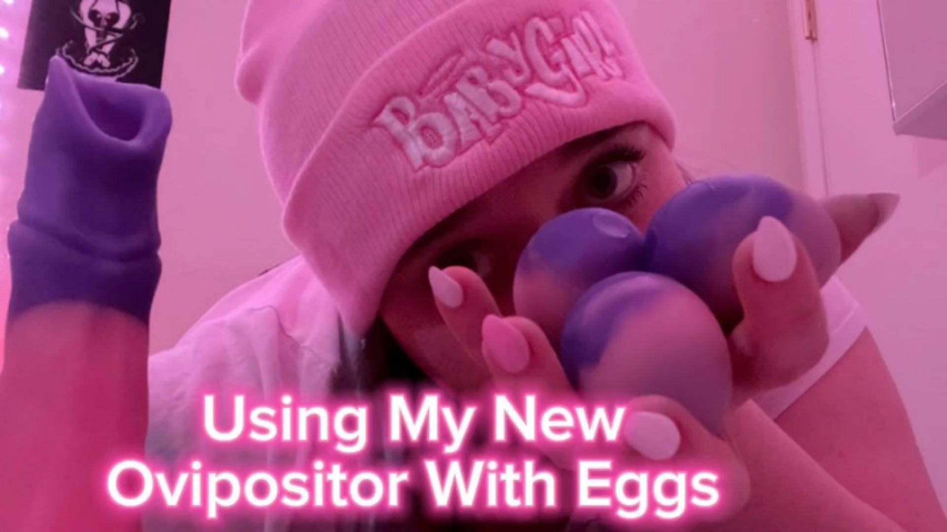 Using My New Ovipositor With Eggs