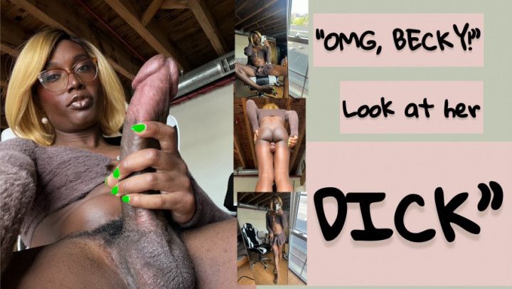 Pretty Black Sissy is Crazy Hung and Tight