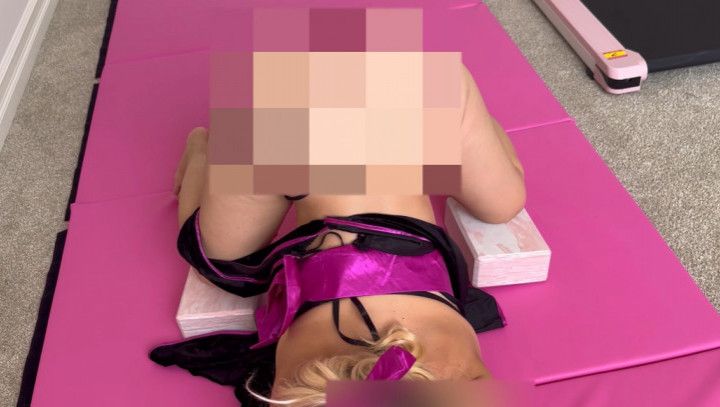 4 11 half Asian does nude yoga in her Chinese lingerie