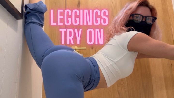 Thick 4 11 Asian tries on leggings