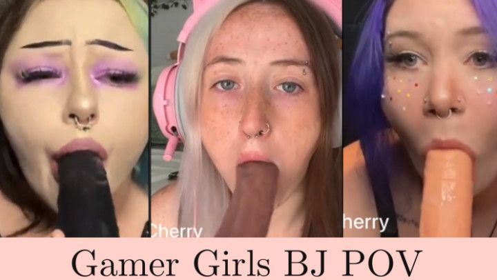 Gamer Girls Suck Your Cock