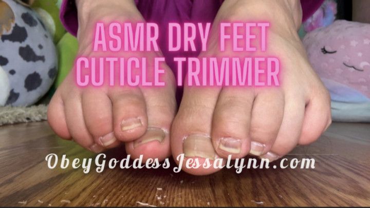 ASMR Dry Feet Cuticle Trimmer