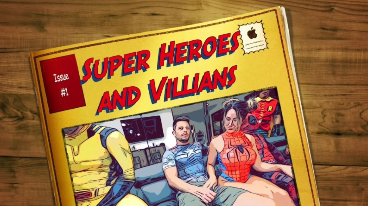 Super Heros and Villians Orgy at The Hot Wife Tour