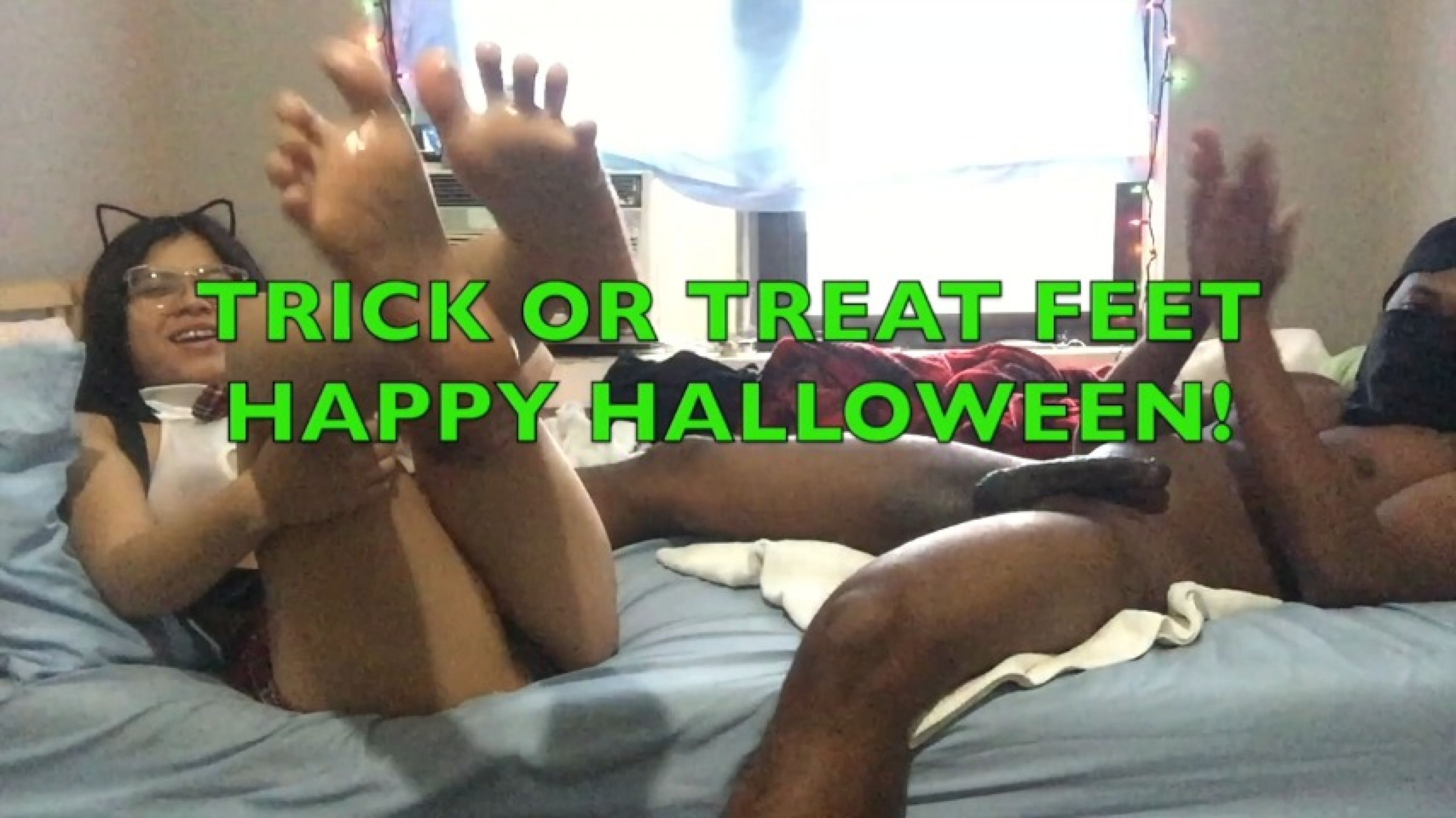 Halloween Dress Up Footjob