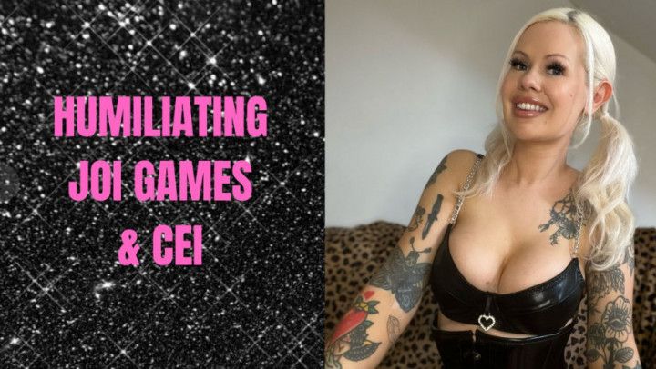 Humiliating JOI Games &amp; CEI