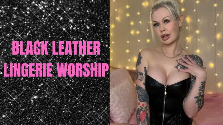 Leather Lingerie Worship Cum Countdown