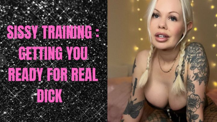 Sissy Training: Getting Ready For Real Dick