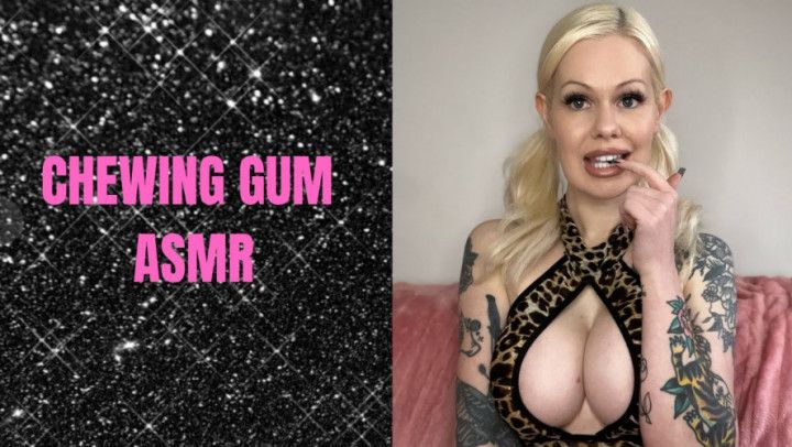 Chewing Gum Up Close ASMR