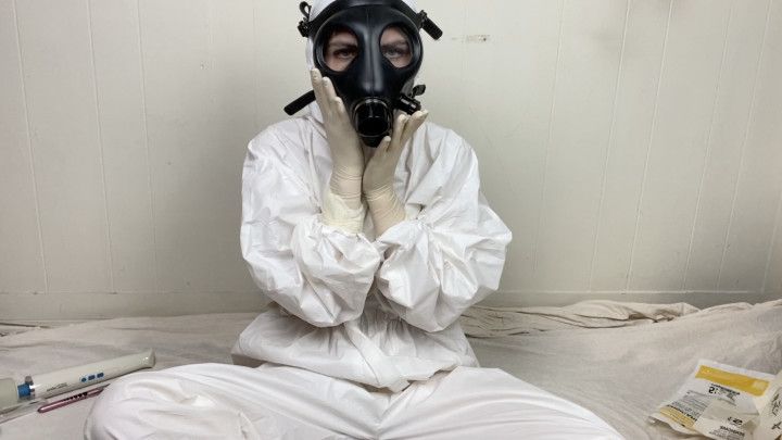 Gas Mask, Hazmat Suit, Surgical Gloves, &amp; Speculum