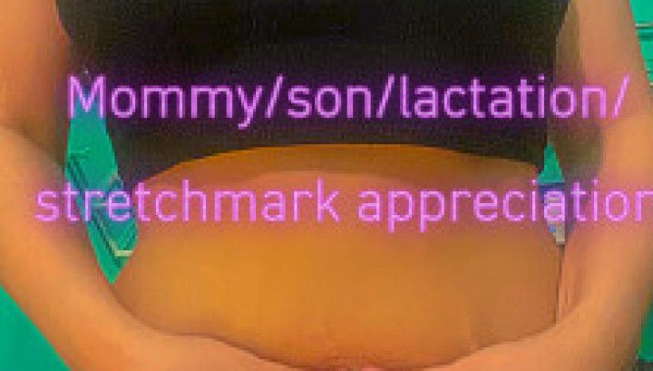 Mommy/son/milking/stretchmark appreciate video