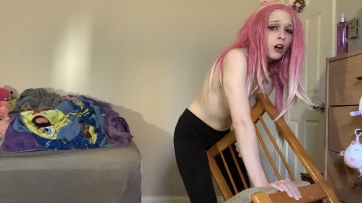 Chair humping orgasms