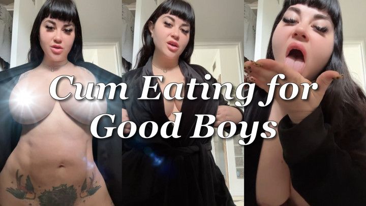 Cum Eating for Good Boys Only