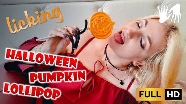 Halloween pumpkin Lollipop - LICKING